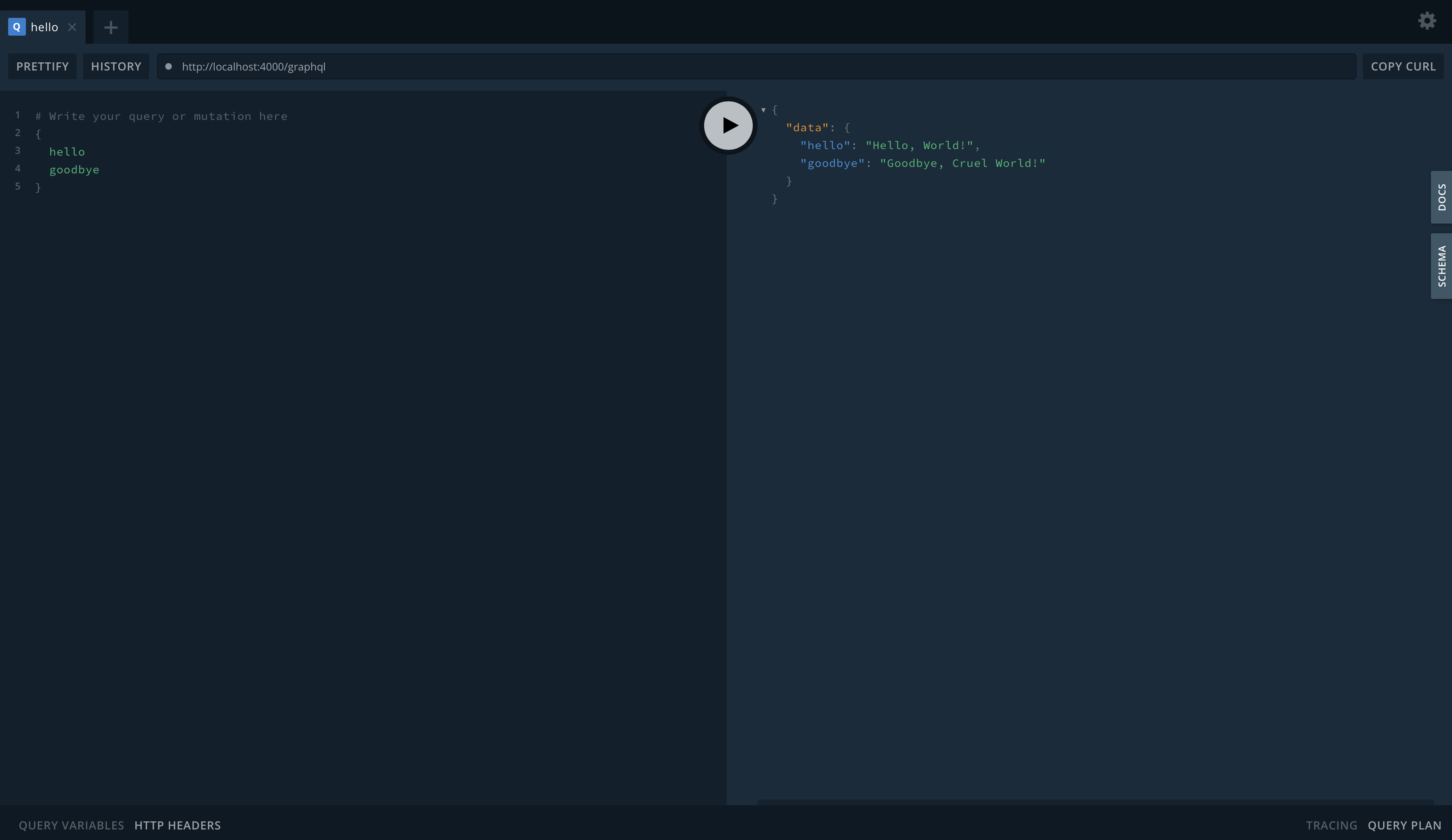 Apollo Federation Template